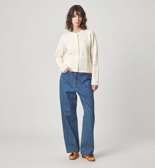 STEVEN ALAN「＜Steven Alan＞コットン デニム ストレート パンツ」|デニム|