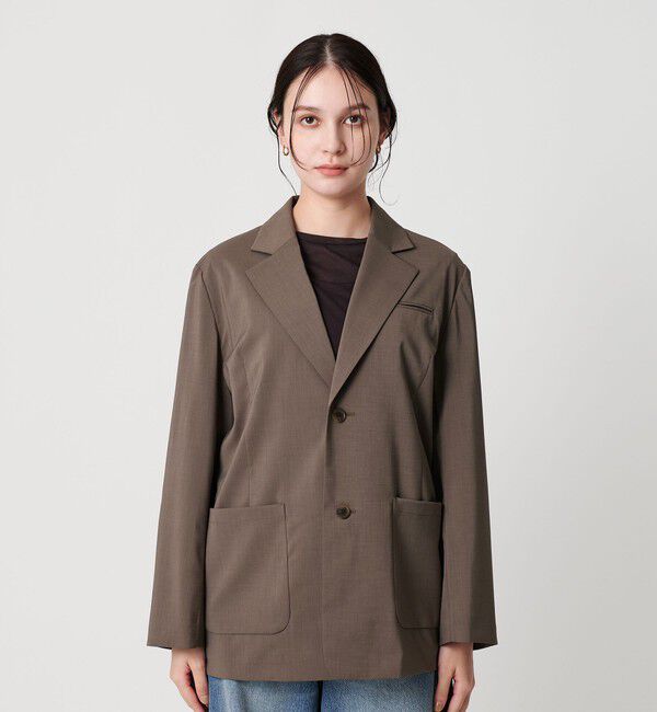 BEAUTY&YOUTH UNITED ARROWS「2ボタンシングルジャケット ウォッシャブル 吸水速乾 UVカット」|テーラードジャケット|