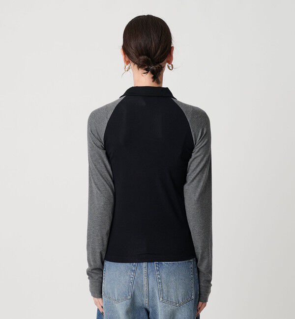 BEAUTY&YOUTH UNITED ARROWS「＜Girls Department Club＞BI RINGER ロングスリーブTシャツ 」|Tシャツ・カットソー|