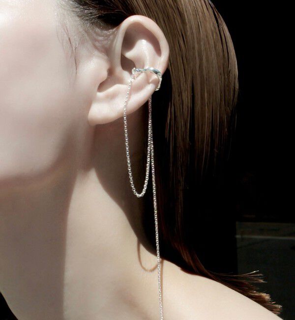 BEAUTY&YOUTH UNITED ARROWS「＜Soierie＞Rose ivy イヤーカフ/1P」|イヤーカフ|SILVER