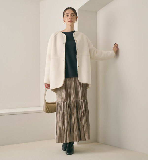 BEAUTY&YOUTH UNITED ARROWS「【WEB限定】ボア&times;フェイクムートン リバーシブルジャケット 」|その他|