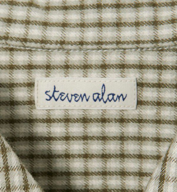 STEVEN ALAN「＜Steven Alan＞ チェック ジップ プルオーバー シャツ LOOSE」|シャツ・ブラウス|