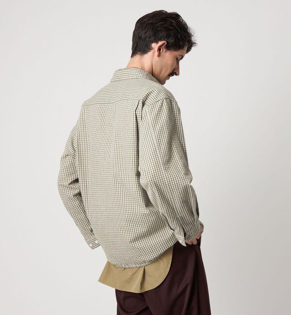STEVEN ALAN「＜Steven Alan＞ チェック ジップ プルオーバー シャツ LOOSE」|シャツ・ブラウス|