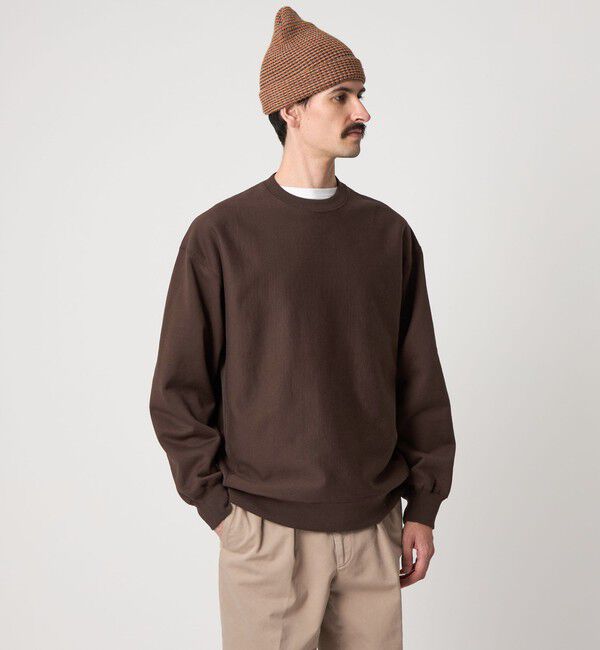 STEVEN ALAN「＜Steven Alan＞ キモウ ウラケ セットイン クルーネック スウェット」|スウェット・ジャージ|