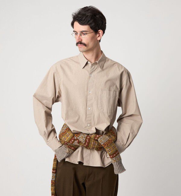 STEVEN ALAN「＜Steven Alan＞ ガーメントダイ ポプリン レギュラーカラー シャツ LOOSE」|シャツ・ブラウス|