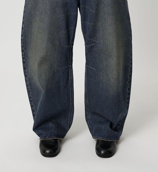 MONKEY TIME「デニム カーブ パンツ」|チノ|