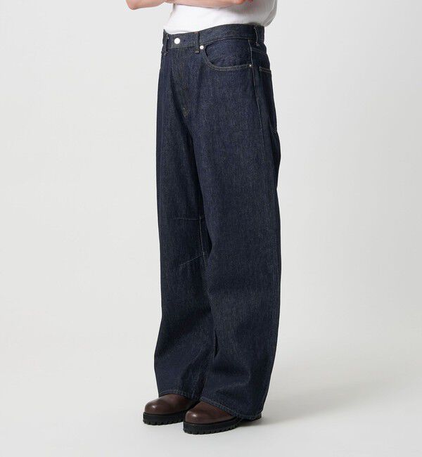 MONKEY TIME「デニム カーブ パンツ」|チノ|