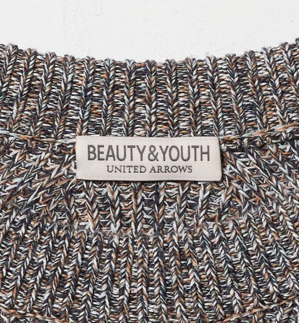 BEAUTY&YOUTH UNITED ARROWS「クリスプ アゼ スリーク クルーネック ニット」|ニット・セーター|