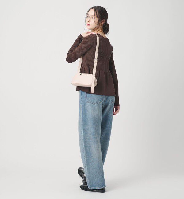 BEAUTY&YOUTH UNITED ARROWS「【WEB限定 Wardrobe DAILY MINIMAL】ペプラム2WAY リブニットプルオーバー ウォッシャブル」|ニット・セーター|
