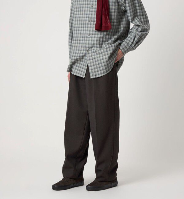 STEVEN ALAN「＜Steven Alan＞ ヴィンテージツイル インツープリーツ ドレス トラウザーズ」|スラックス|