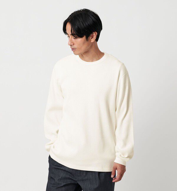 BEAUTY&YOUTH UNITED ARROWS「ハイゲージ ガスコットン サーマル クルーネック カットソー」|Tシャツ・カットソー|