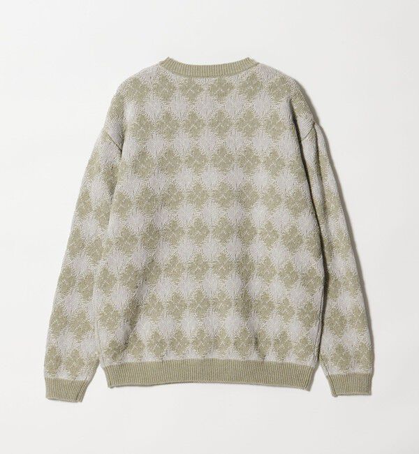 BEAUTY&YOUTH UNITED ARROWS「ロンバス パターン クルーネック ニット ウォッシャブル」|ニット・セーター|