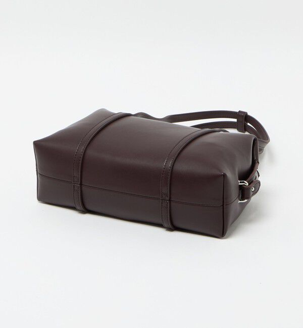 BEAUTY&YOUTH UNITED ARROWS「レザーライク ジップ スクエア ボストンバッグ」|ボストンバッグ|