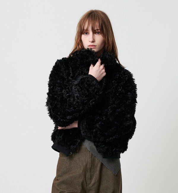 ATTISESSION「＜ATTISESSION＞フラッフィー ブルゾン」|その他|