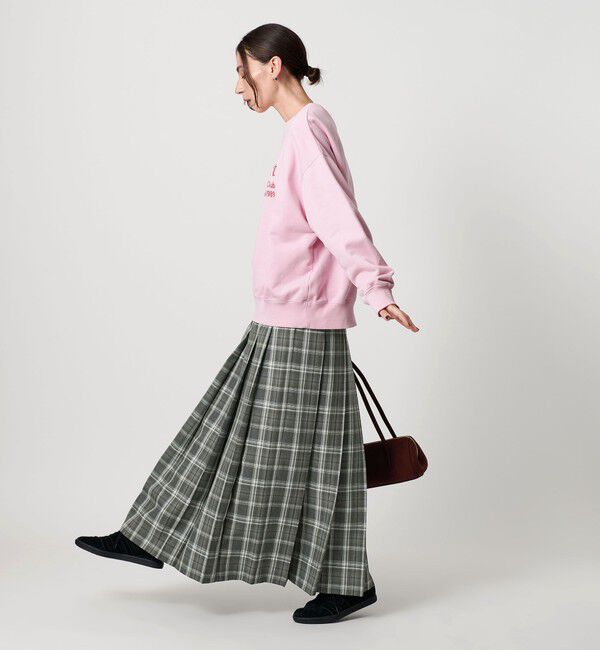 BEAUTY&YOUTH UNITED ARROWS「チェック プリーツロングスカート」|スカート|