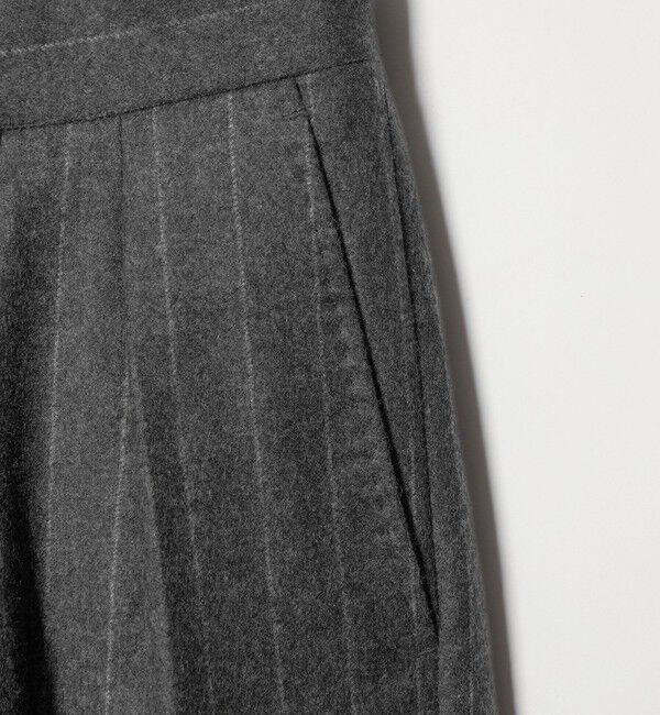 STEVEN ALAN「＜Steven Alan＞ ウール フラノ インツープリーツ ドレス トラウザーズ」|スラックス|