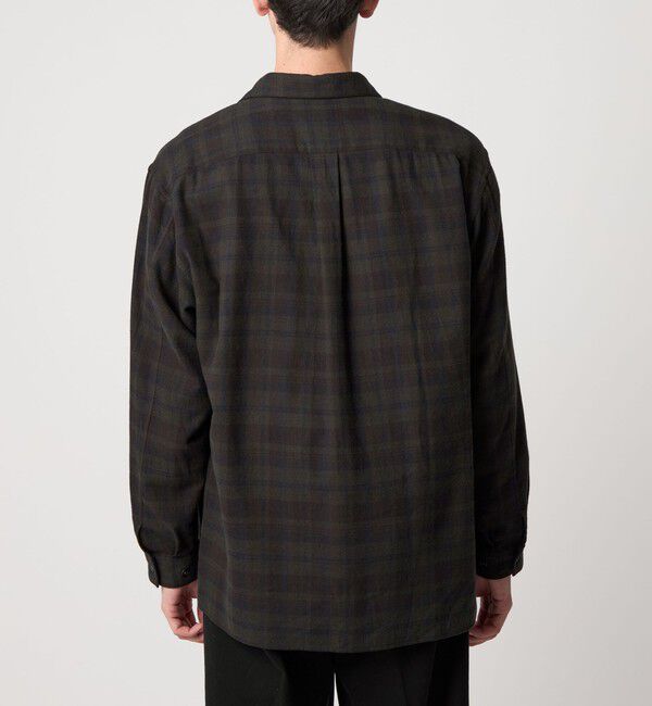 STEVEN ALAN「＜Steven Alan＞ ネル マドラスチェック オープンカラー シャツ BOX」|シャツ・ブラウス|