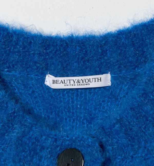 BEAUTY&YOUTH UNITED ARROWS「ウールブレンド ブークレ クルーネックカーディガン」|カーディガン|