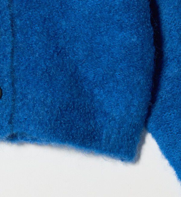 BEAUTY&YOUTH UNITED ARROWS「ウールブレンド ブークレ クルーネックカーディガン」|カーディガン|