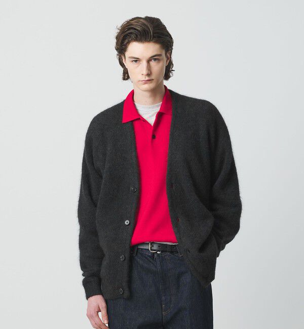 BEAUTY&YOUTH UNITED ARROWS「シャギー モヘヤ Vネック カーディガン」|カーディガン|