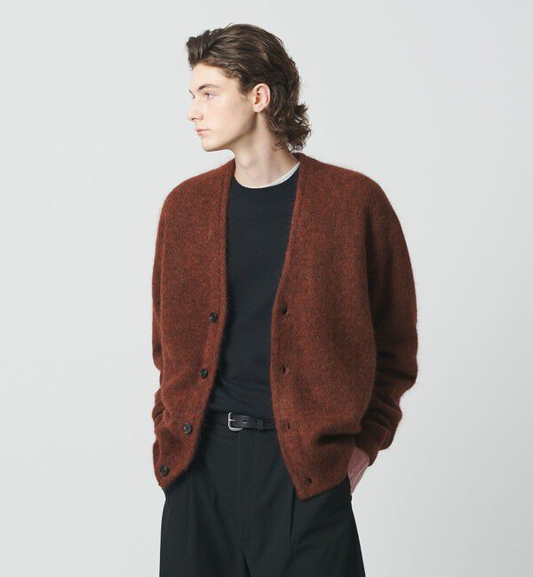 BEAUTY&YOUTH UNITED ARROWS「シャギー モヘヤ Vネック カーディガン」|カーディガン|