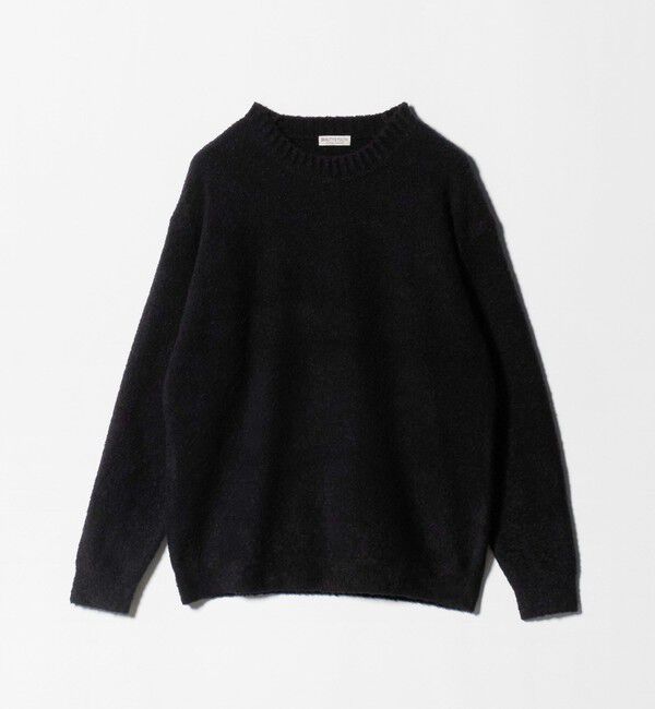 BEAUTY&YOUTH UNITED ARROWS「クリンプ コットンウール クルーネック ニット」|ニット・セーター|
