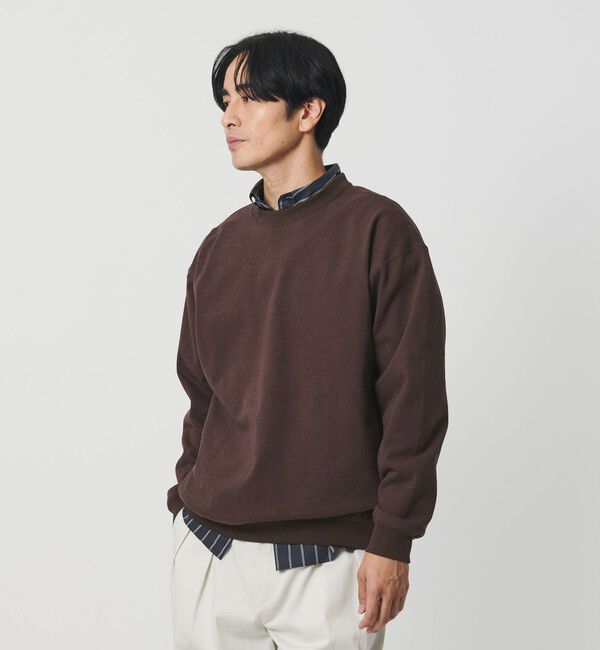 BEAUTY&YOUTH UNITED ARROWS「ハイバルキー クルーネック スウェット」|Tシャツ・カットソー|DK.BROWN