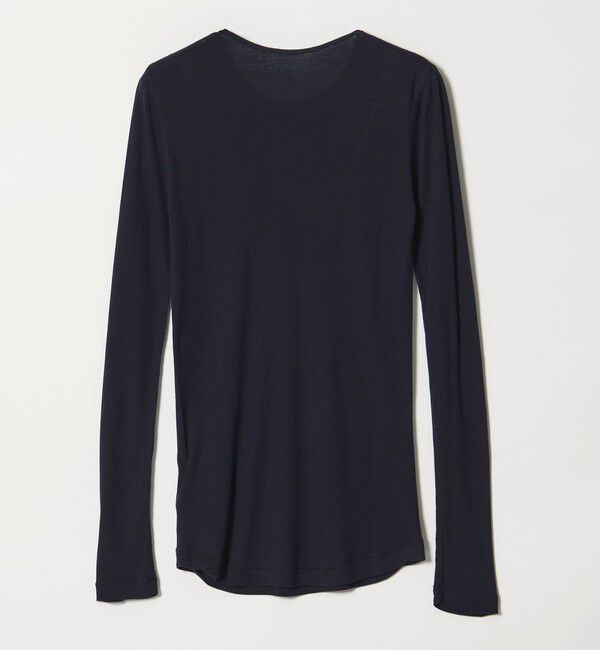 STEVEN ALAN「＜Steven Alan＞コットン シルク リブ クルーネック カットソー」|Tシャツ・カットソー|