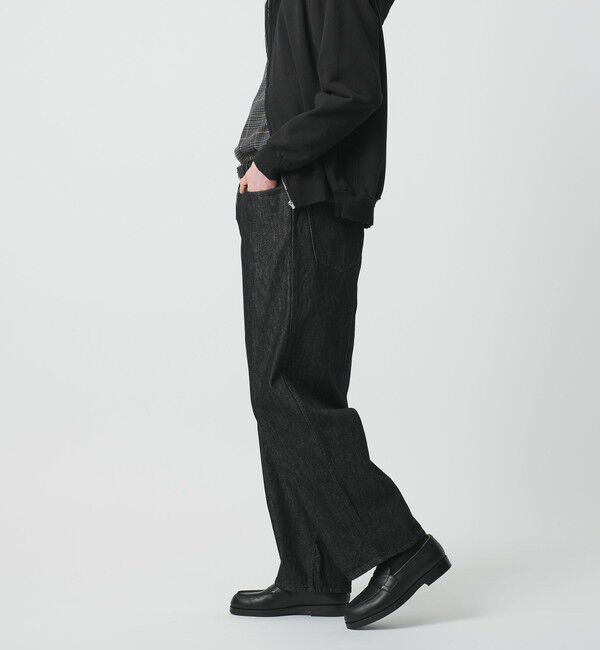 BEAUTY&YOUTH UNITED ARROWS「ワンウォッシュ バギー テーパード デニムパンツ」|チノ|