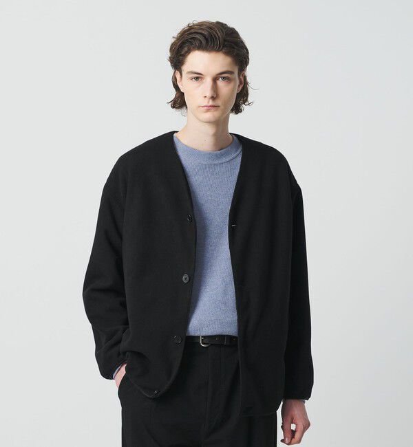 BEAUTY&YOUTH UNITED ARROWS「エアロフリース アウター カーディガン」|その他|BLACK