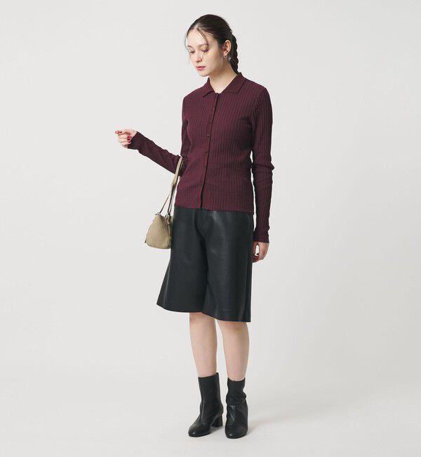 BEAUTY&YOUTH UNITED ARROWS「コットン タックリブ カーディガン」|カーディガン|