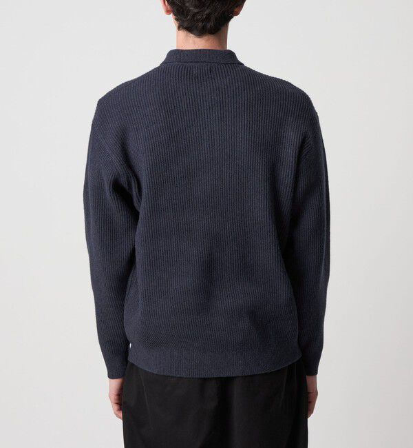 STEVEN ALAN「＜Steven Alan＞ オーストラリアンラムズウール ポロカラー ニット NARROW」|ニット・セーター|