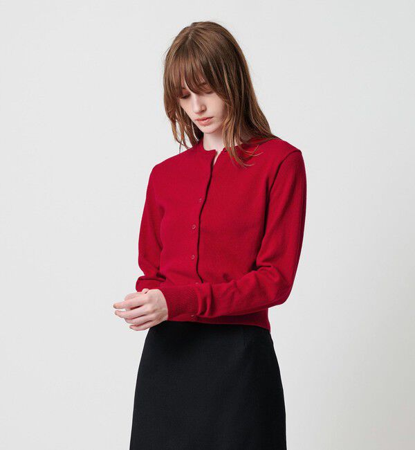 ATTISESSION「＜ATTISESSION＞コットン ウール ナイロン カーディガン」|カーディガン|