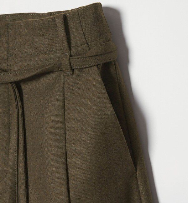 BEAUTY&YOUTH UNITED ARROWS「毛ブレンド ハイウエスト タックワイドパンツ」|その他|