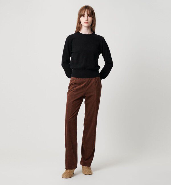 ATTISESSION「＜ATTISESSION＞ウールカシミヤ クルーネックニット＆ネックウォーマー」|ニット・セーター|