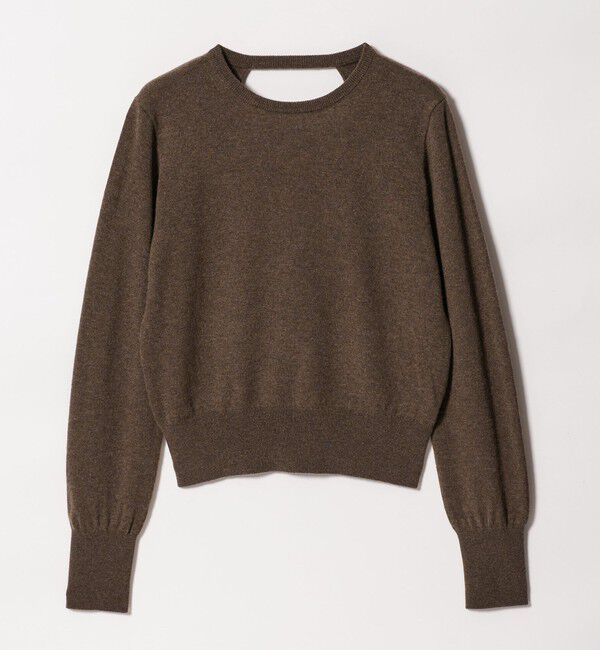 ATTISESSION「＜ATTISESSION＞ウールカシミヤ クルーネックニット＆ネックウォーマー」|ニット・セーター|