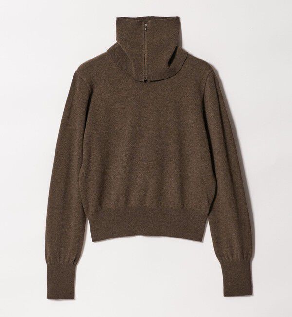 ATTISESSION「＜ATTISESSION＞ウールカシミヤ クルーネックニット＆ネックウォーマー」|ニット・セーター|