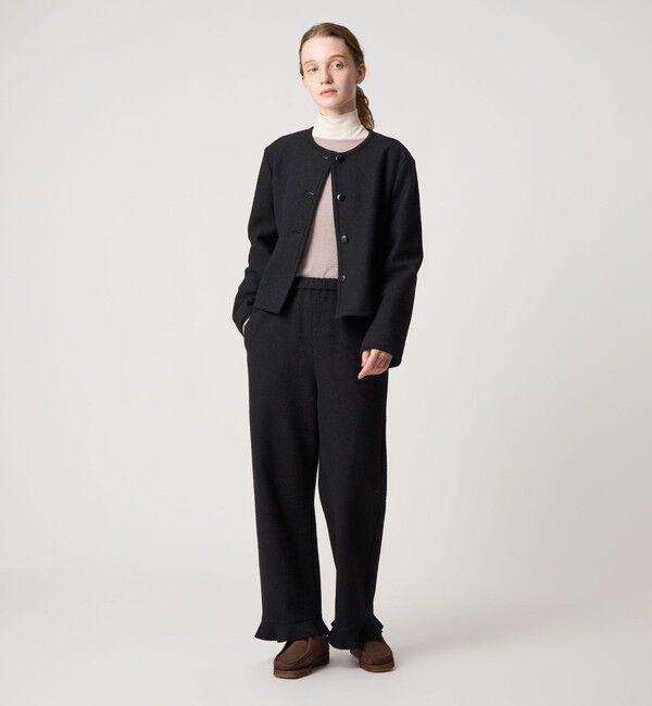 STEVEN ALAN「＜Steven Alan＞ボア ノーカラー ジャケット」|ノーカラージャケット|