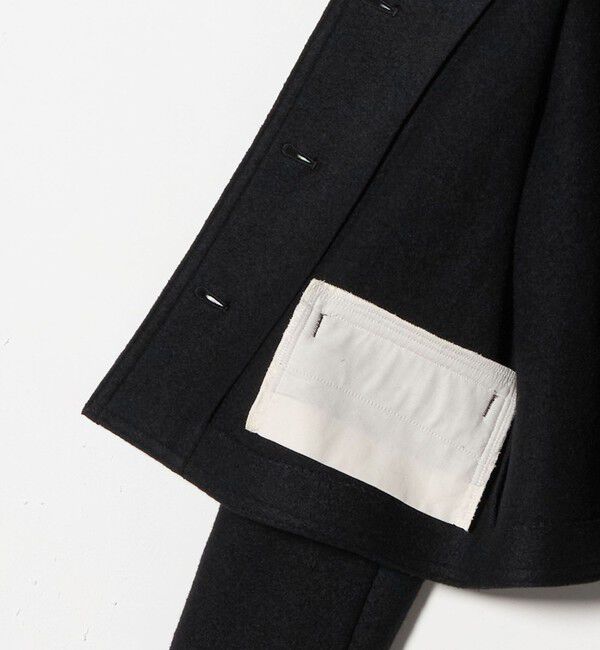 STEVEN ALAN「＜Steven Alan＞ボア ノーカラー ジャケット」|ノーカラージャケット|