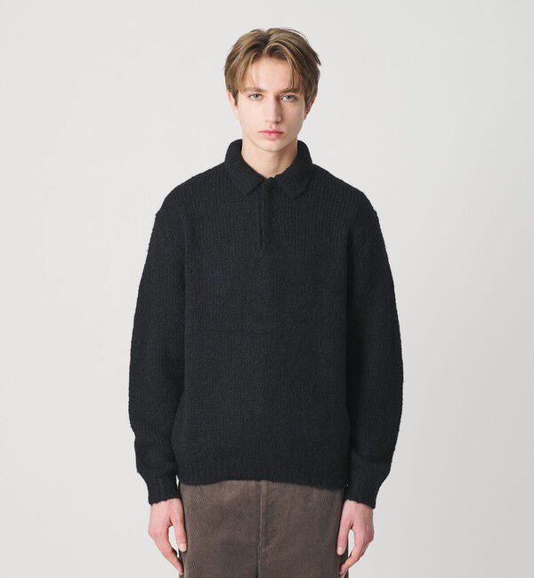 BEAUTY&YOUTH UNITED ARROWS「バブル ニット 2B ポロシャツ」|ニット・セーター|