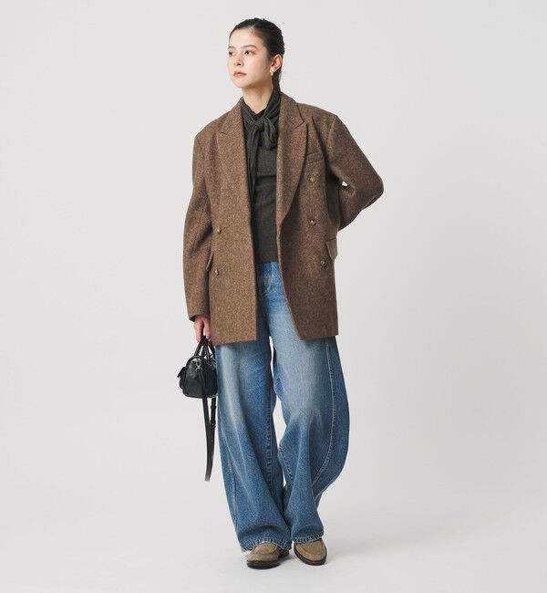 BEAUTY&YOUTH UNITED ARROWS「毛ブレンド ヘリンボーン ジャケットコート」|テーラードジャケット|