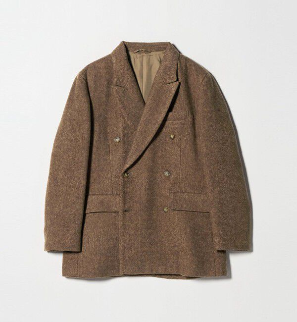 BEAUTY&YOUTH UNITED ARROWS「毛ブレンド ヘリンボーン ジャケットコート」|テーラードジャケット|