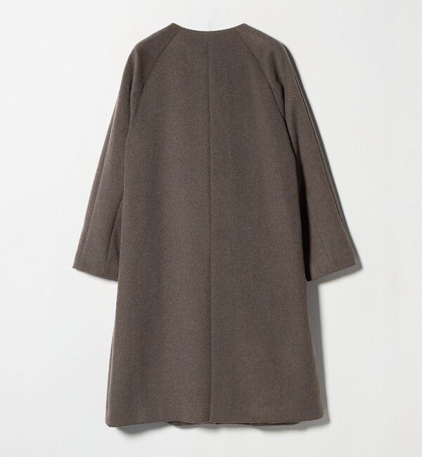 BEAUTY&YOUTH UNITED ARROWS「毛ナイロン ノーカラーコート」|ノーカラーコート|