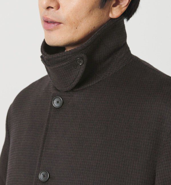BEAUTY&YOUTH UNITED ARROWS「120S メルトン チェック バルカラーコート」|その他|