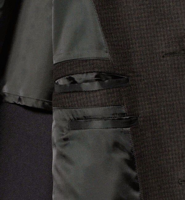 BEAUTY&YOUTH UNITED ARROWS「120S メルトン チェック バルカラーコート」|その他|