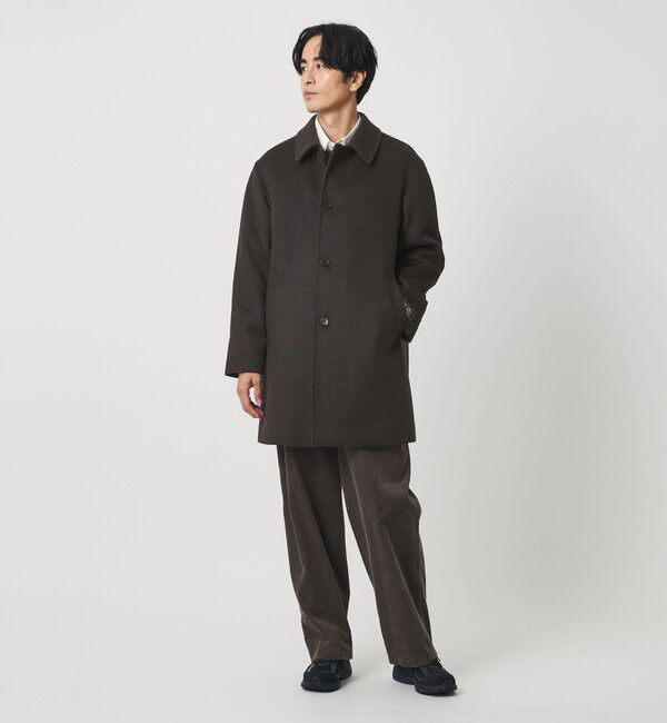 BEAUTY&YOUTH UNITED ARROWS「120S メルトン チェック バルカラーコート」|その他|