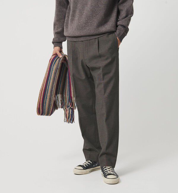 BEAUTY&YOUTH UNITED ARROWS「シック TR イージースラックス NO.5  ストレッチ」|チノ|DK.BROWN