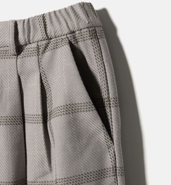 BEAUTY&YOUTH UNITED ARROWS「【WEB限定】裏起毛ウィンドウペン タックワイドパンツ ウォッシャブル」|その他|