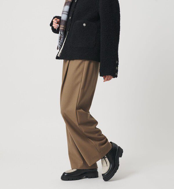 BEAUTY&YOUTH UNITED ARROWS「ウールブレンド ツイルバックゴムパンツ ウォッシャブル」|その他|