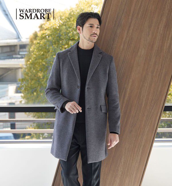 BEAUTY&YOUTH UNITED ARROWS「【WEB限定 WARDROBE SMART】PE メルトン チェスターコート」|チェスターコート|